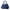 blue, variant on NBXPOW Women's PU Leather Solid Print Bow Tote Crossbody Handbag, Black