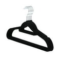 thumbnail image 1 of Clothes Drying Rack Flocked Clothes Hanger Home Adult Non-Slip Drying Rack No Mark Hanger, 16.5 Inches, 10-Pack, Great For Adult Closets, Clothes, Pants, Coat And More, 1 of 6