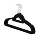 thumbnail image 2 of Perchas antideslizantes flocada para armarios de adultos, percha slim sin marca de 16,5 pulgadas para pantalones y abrigos, pack de 10, 2 of 6
