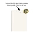 thumbnail image 7 of Vertical Blinds Replacement Slats Heavy Duty PVC Smooth Curved (off White) You Pick Size and Quantity (82.5 Inches) (2 Pack), 7 of 7