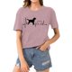 thumbnail image 4 of Gibobby Camisetas Mujer Baratas Manga Corta Blusa casual Top Mujer Manga corta Camiseta Impreso Blusa mujer(Rosa,G), 4 of 5