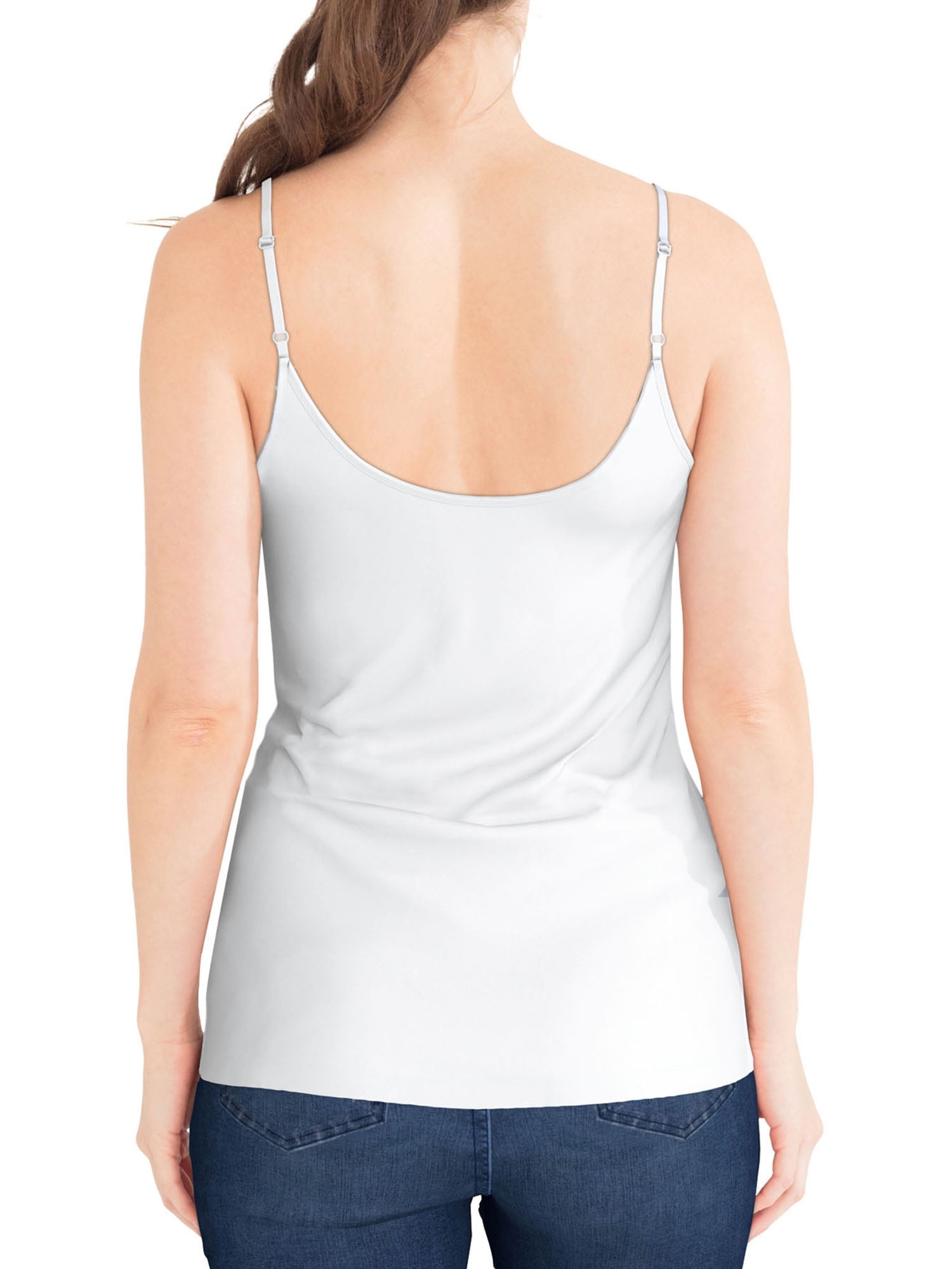Time and Tru Women's Cami Tank Top, 3-Pack