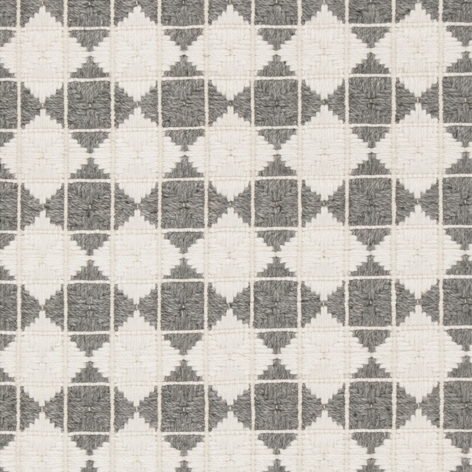 SAFAVIEH Natura Quincy Braided Geometric Area Rug, Grey/Ivory, 8' x 10'
