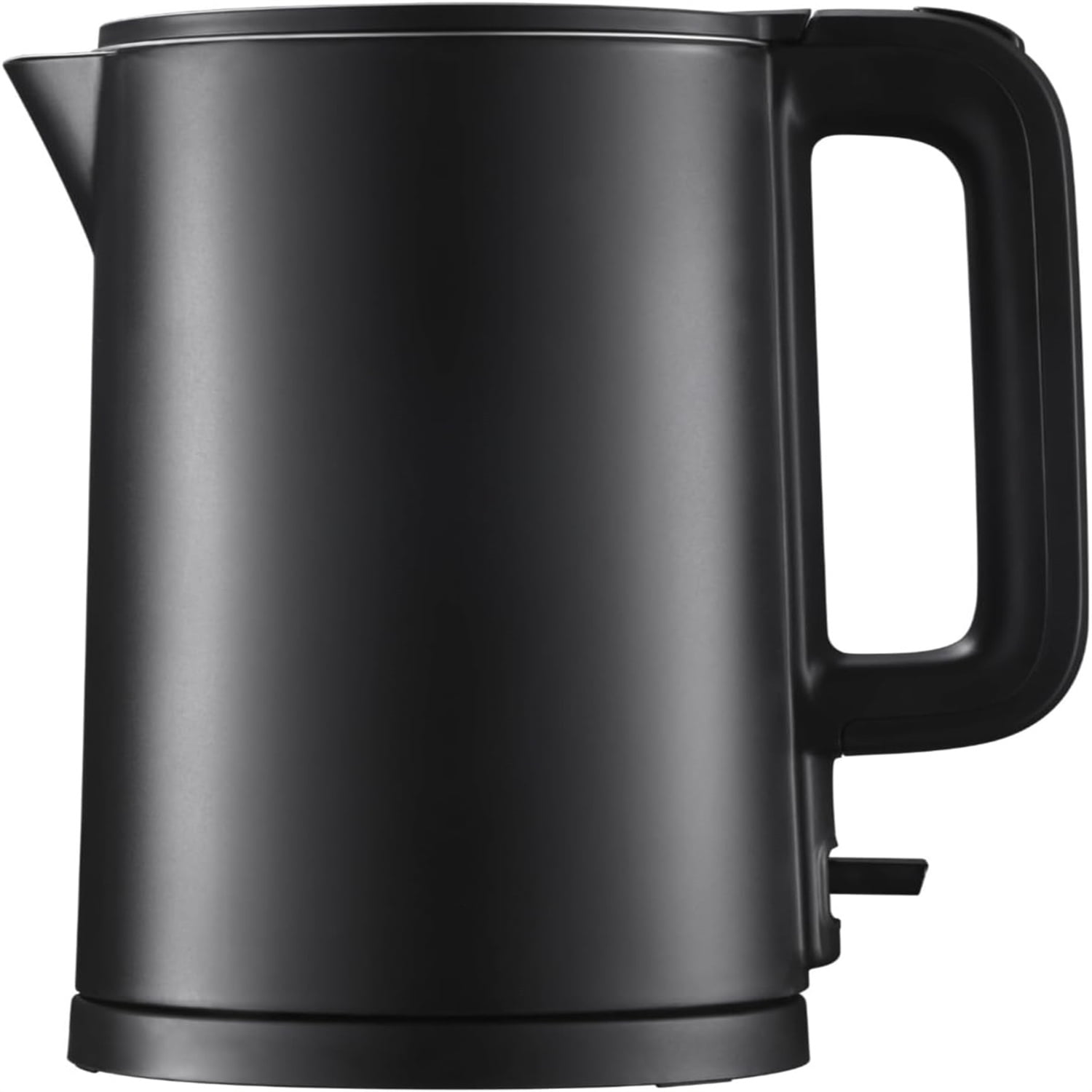1.5L Electric Kettle Stainless Steel Cool Touch Interior, Fast Boiling, One Cup in 80 Snds, Double Wall, Auto Off, Keep Warm, Hot Water Kettle Electric, Cordless, Black