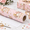 Pink Birthday, variant on Sunflower Birthday Reversible Gift Wrap Paper Roll, 17.5" x 26 Ft