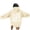 Khaki, variant on Hoodies Womens Cropped Hoodie Casual Long Sleeve Pullover Sweatshirt with Pocket for Trendy Modern Streetwear and Everyday Casual Wear