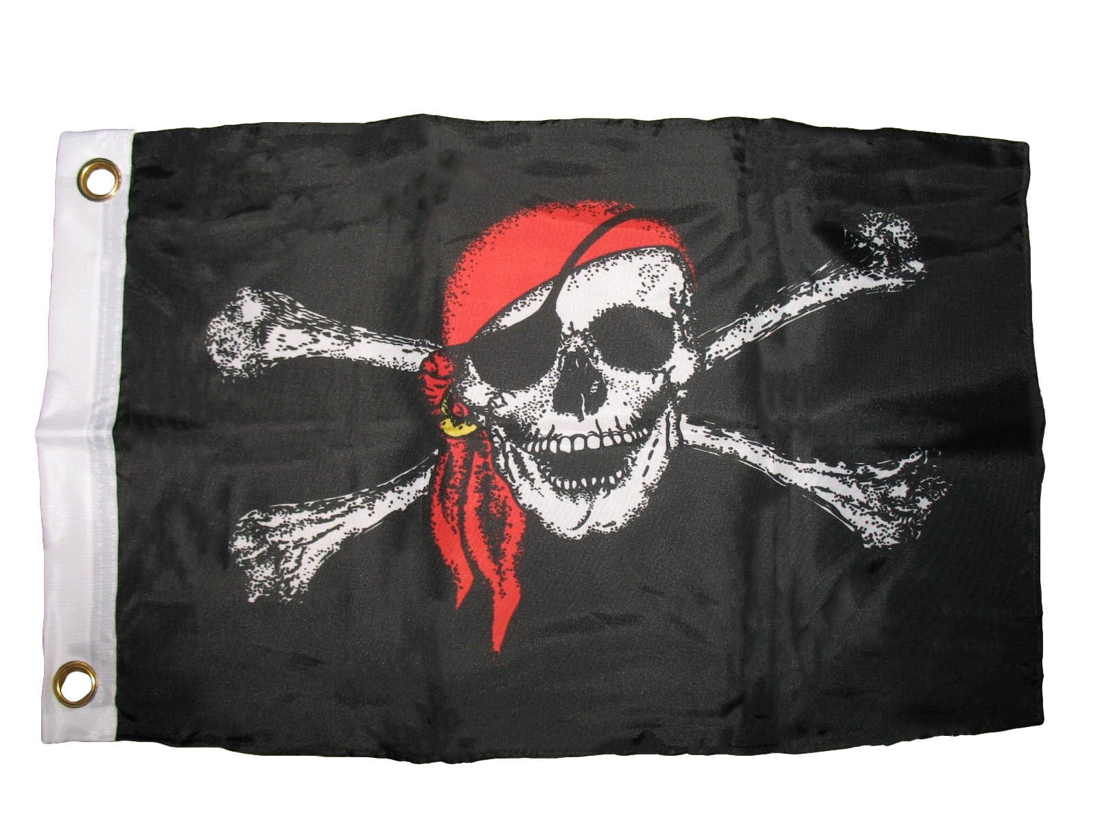 12x18 12"x18" Jolly Roger Pirate Crown Boat Flag indoor/outdoor 