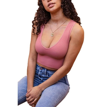 

Ybenlow Sports Bra Womens Crop Tank Yoga Bras Workout Fitness Top