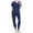 Navy, variant on qolati Scrub Sets for woman 2024 Essential Jogger Suits Nursing Uniform Stretch V-Neck Top and Drawstring Cargo Pants Workwear with Pockets Black L 8