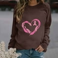 thumbnail image 2 of Nmnitkp Breast Cancer Awareness Sweatshirt Women In October We Wear Breast Cancer Print Breast Cancer Survivor Sweatshirt, 2 of 4
