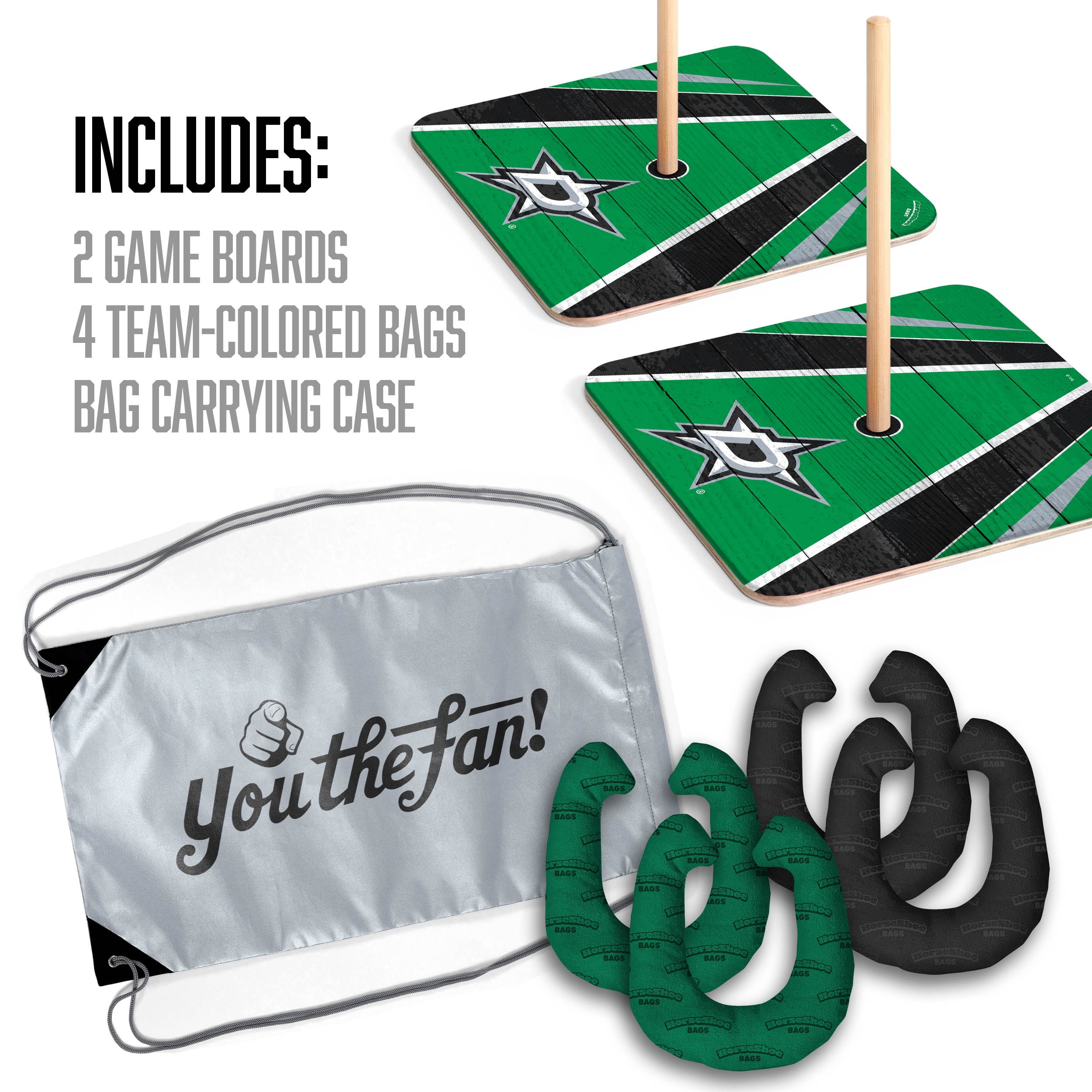 YouTheFan NHL Dallas Stars HorseShoe Bags