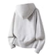 thumbnail image 3 of MHFRRA Sudadera Holgada de Peso Pesado con Capucha y Cremallera para Mayor Comodidad y Estilo Gris, 3 of 8