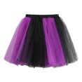 thumbnail image 5 of Skirts for Women Skirt Women's Flowy Mesh Tutu Skirt For Casual Performance Play Layered Skirt With Print Spring Summer Fashion Black M, 5 of 5