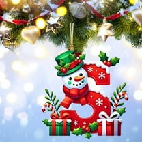 YgkuHd DIY Crochet Christmas Bell Ornament Kit,Perfect Beginner Christmas Kit,Hand-Knitted Christmas Bell Decoration for Crafting a Personalized Christmas Bell