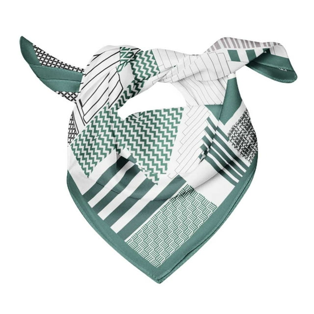 Bimba Womens Rectangular Printed Cotton Voile Scarf Neck Head Wrap-40 x 80 Inches