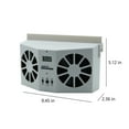 thumbnail image 3 of OAVQHLG3B Car Solar Air Circulator Exhaust Fan, Energy Saving Exhaust Fan, Car Radiator,Exclude The Peculiar Smell Inside The Car & Can Be Used For General Types Of Cars, 3 of 6
