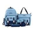 thumbnail image 2 of Conjunto de mochilas escolares Yinane Mochila para niñas Azul, 2 of 8