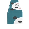 thumbnail image 2 of MKHERT Panda Table Runner for Office Kitchen Dining Room Wedding Party 16x72 inch, 2 of 4