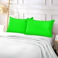thumbnail image 6 of GZHJMY Plain Neon Green Solid Color Zippered Velvet Pillowcases,Super Soft and Cozy Luxury Plush Pillow Case Bed Pillow Pillowcases, 20x30 Inches Home Decor, 6 of 7