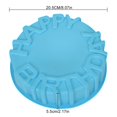 thumbnail image 4 of Happy Birthday Silicone Cake Mold Non-stick Round Bread Mold Kitchen Mousse Mold, 4 of 10