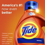 Tide Original HE, 25 Loads Liquid Laundry Detergent, 40 Fl Oz