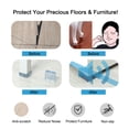thumbnail image 5 of 5pcs Square Rubber Feet Non Slip Pad Anti-scratch for Desk Table 30x30mm, 5 of 7