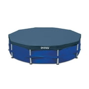 Intex 10' Round Frame Above Ground Pool Debris Cover with Drain Holes