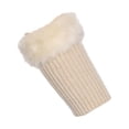 thumbnail image 2 of Minnieouse 1 par de calentadores de piernas de piel, accesorio de ropa, funda de calcetín para niñas, al aire libre Medias Beige, 2 of 6