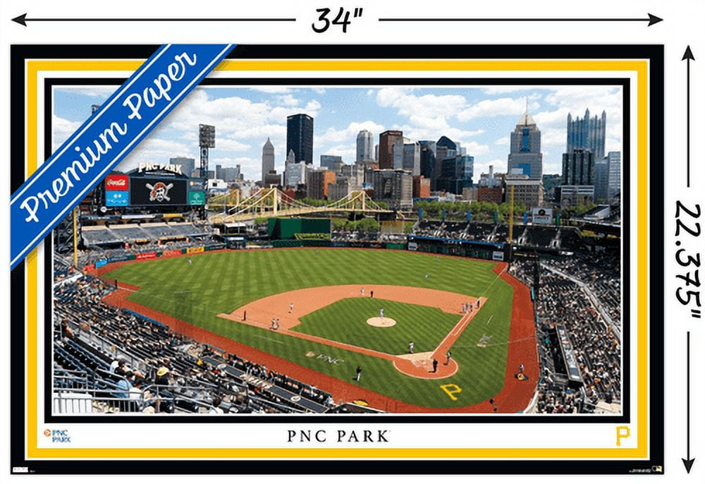 MLB Pittsburgh Pirates - PNC Park 22 Wall Poster, 14.725 x 22.375 