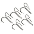 thumbnail image 4 of 5pcs Treble Hooks Kit, Wear Resistant Fishing Treble Hooks Kit Good Hardness   For Pond 5/0, 4 of 8