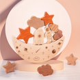 thumbnail image 3 of 11 bloques de apilables de con espacio lunar, juguetes de aprendizaje, bloques de construcción para bebés, entrenamiento de Yotijar Juego de equilibrio Juguetes de madera, 3 of 10