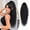 Black, variant on Ponytail Extensions, Ombre Burgundy Claw Long Wavy Pony Tail, 30 Inch Curly Clip in Hair Extensions,  Looking Fluffy Synthetic Hairpieces for Women Daily Use