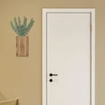thumbnail image 2 of Wooden Wall Planter With Artificial Plants, Indoor Wooden Pocket Vase, 2 of 6