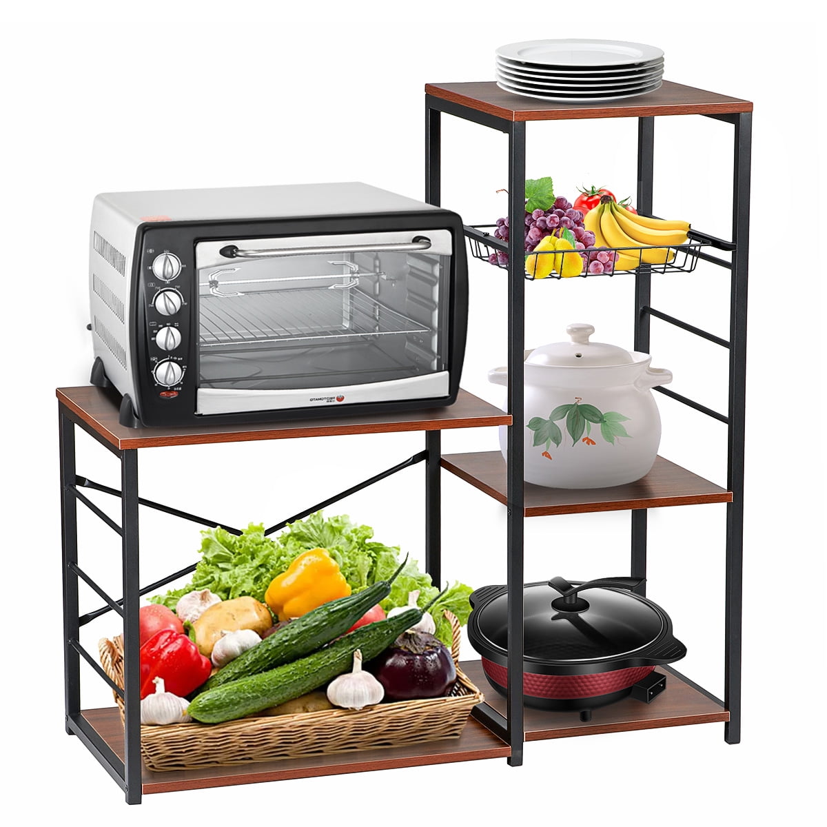 kitchen microwave oven rack