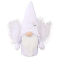 thumbnail image 1 of Navidad, Muñeco Sin Rostro, Plumas Artificiales, Gnomo De Vacaciones, Ángel Hecho A Mano, Tomte Sueco, Adornos De Decoración De Elfo De Navidad seitruly HA043011-03, 1 of 6
