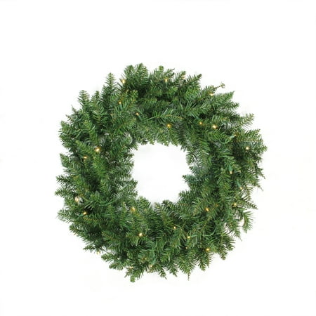 White Christmas Wreath - Northlight 24