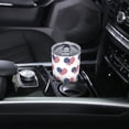 thumbnail image 3 of 20oz Tumbler With Lid And Straw, Patriotic American Flag Heart Vacuum Insulated Iced Coffee Mug Reusable Travel Cup Stainless Steel Water Bottle, 3 of 6