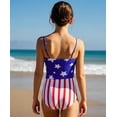 thumbnail image 3 of Aideaone Girls Swimsiut One-Piece with Cover Up Adjustable Straps Cut Out Swimwear Beach Bathing Suit Size 8-16, 3 of 8