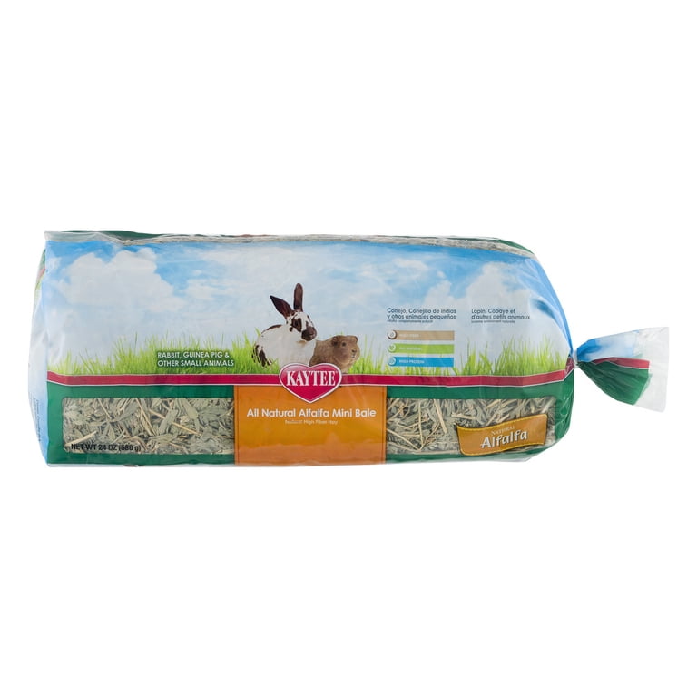 Kaytee All Natural Alfalfa Hay Mini Bale, 24 oz photo 6