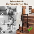 thumbnail image 2 of Height & Width Adjustable Stair Assist Cane for Seniors, fit Most Indoor/Outdoor Steps, Wide Anti-Slip Base, Professional Stair Climbing Assist Cane for Sore Knees & Post-Surgery, 2 of 7