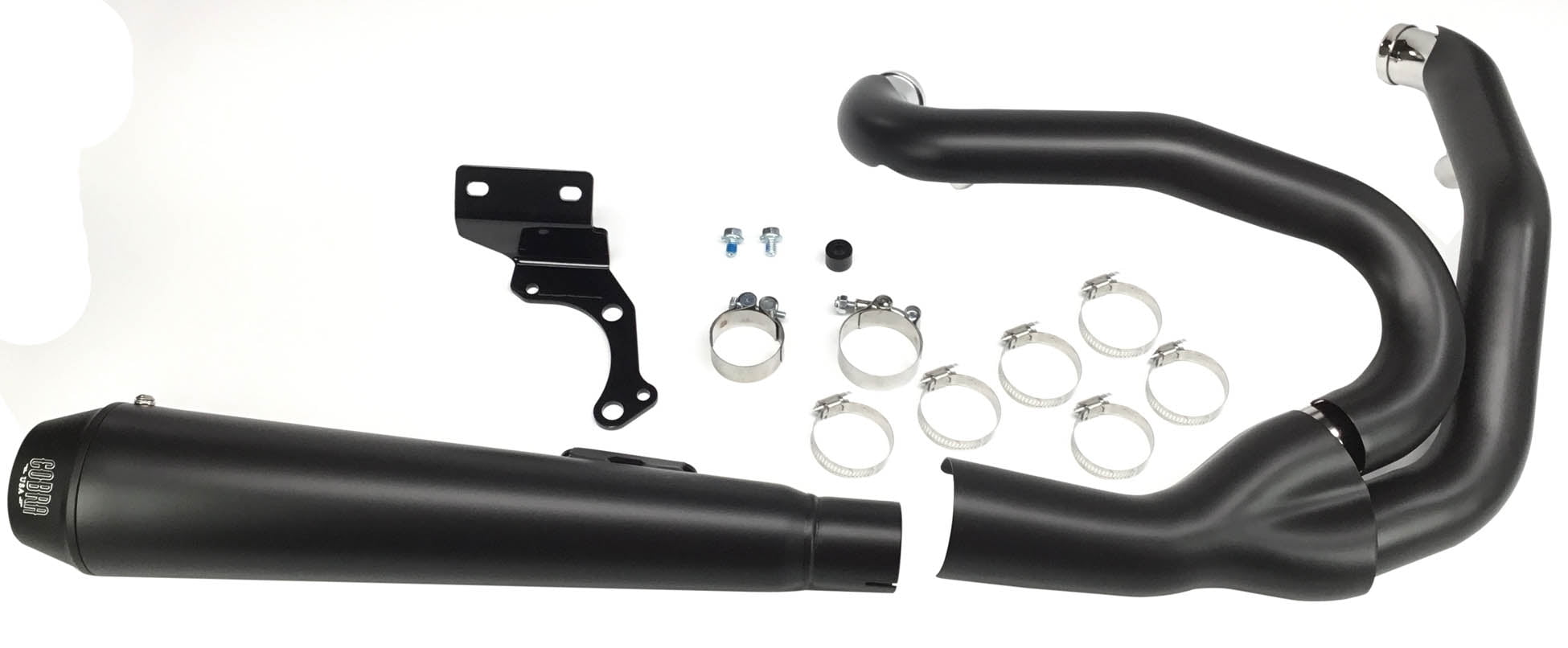 Cobra El Diablo 2into1 Black 4" Exhaust System (6476B)