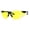 yellow, variant on Mens Warp Around Plastic Rim Rimless Safety Glasses Sunglasses Yellow