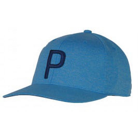 PUMA YOUTH P SNAPBACK CAP ELECTRIC BLUE LEMONADE HEATHER SIZE OSFA