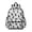 Black Cat and Paw Print White Pattern-1, variant on Astronaut Cat Black Pattern Cute School Backpack with Padded Back and Adjustable Shoulder Straps 13.4"x11"x4.7"