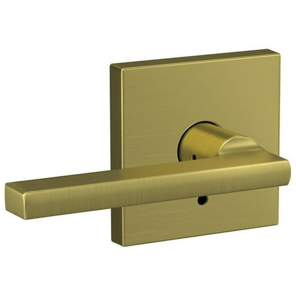 Schlage Fc21-Lat-Col Custom Latitude Passage & Privacy Door Lever Set - Brass