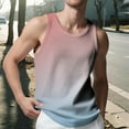 thumbnail image 2 of zbxnLI S-5XL Men's Tank Tops Beach Casual Sleeveless Shirts Workout Running Tank Tees Big and Tall, 2 of 7