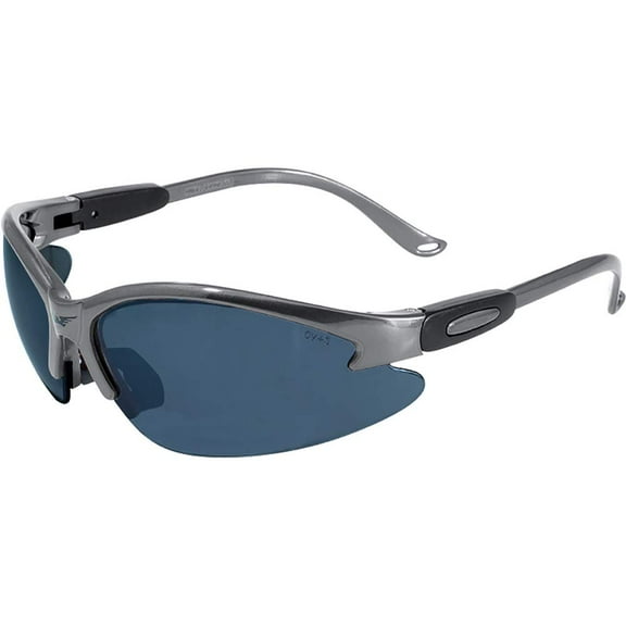 Global Vision Safety Shop Glasses (Grey Frame/Smoke Lens)