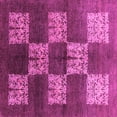 thumbnail image 1 of Ahgly Company Indoor Square Oriental Pink Industrial Area Rugs, 4' Square, 1 of 4