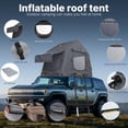 thumbnail image 6 of Inflatable Rooftop Tent with Air Mattress & Ladder, Waterproof Windproof Pop-Up SUV Truck Car Camping Tent with Air Pump for Overland & Outdoor Camping (Black & Grey), 6 of 7