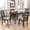 Espresso, variant on EUROCO 5-Piece Dining Table Set for 4,Kitchen Extendable Dining Table with Drop Leaf and 4 Dining Upholstered Chairs,Space-Saving Dinette Table Set for Dining Room,Living Room,Natural